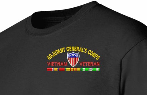 U.S. Army Adjutant General's Corps Vietnam Veteran T-Shirt