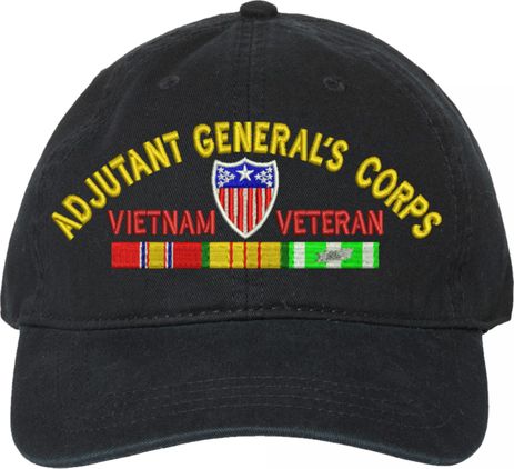 U.S. Army Adjutant General's Corps Vietnam Veteran Unstructured Dad Cap