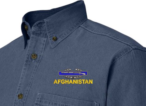 U.S. Army Afghanistan (CIB) Denim Shirt
