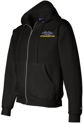 U.S. Army Afghanistan (CIB) Full Zip Hoodie