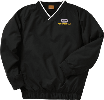 U.S. Army Afghanistan Jump Wings Harriton Windshirt