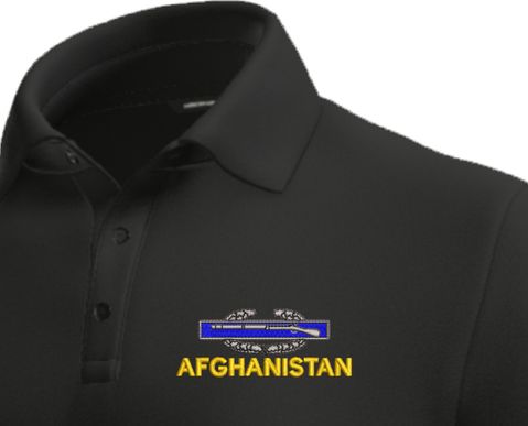 U.S. Army Afghanistan (CIB) Moisture Wicking Polo