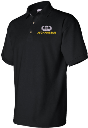 U.S. Army Afghanistan Jump Wings Polo