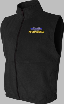 U.S. Army Afghanistan (CIB) Full-Zip Fleece Vest