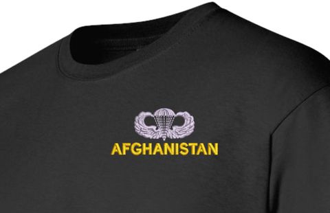 U.S. Army Afghanistan Jump Wings T-Shirt