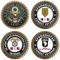 U.S. Army Afghanistan Veteran Challenge Coins Thumbnail Illustration