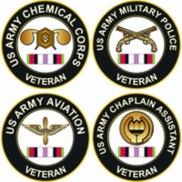 U.S. Army Afghanistan Veteran Decals Thumbnail Illustration