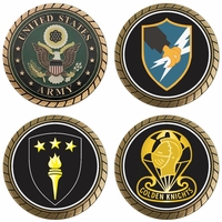 U.S. Army Agencies and Organizations Challenge Coins Thumbnail Illustration