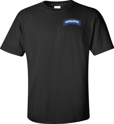 U.S. Army Airbone Tab (Blue & White) T-shirt