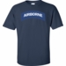 U.S. Army Airbone Tab (Blue & White) T-shirt