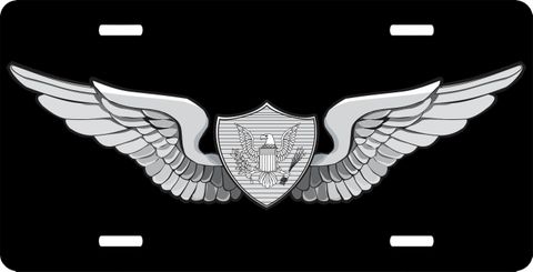 U.S. Army Aircrew Wings  Window License Plate