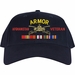 U.S. Army Armor Afghanistan Veteran Embroidered Cap