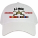 U.S. Army Armor Afghanistan Veteran Embroidered Cap