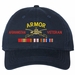 U.S. Army Armor Afghanistan Veteran Unstructured Dad Cap