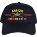 U.S. Army Armor Iraq Veteran Embroidered Cap
