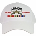 U.S. Army Armor Iraq Veteran Embroidered Cap