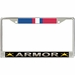 U.S. Army Armor Kosovo Veteran License Plate Frame