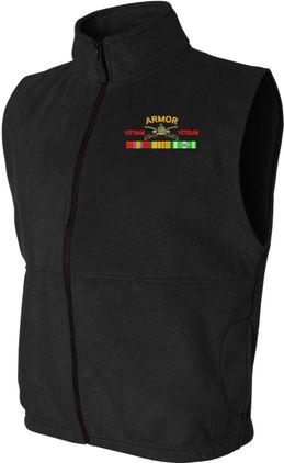 U.S. Army Armor Vietnam Veteran Fleece Vest