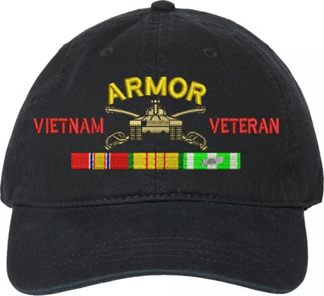 U.S. Army Armor Vietnam Veteran Unstructured Dad Cap