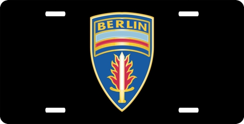 U.S. Army Berlin Patch License Plate