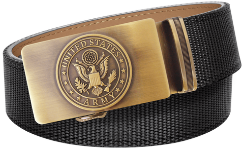 U.S. Army Black Nylon Weave Slide Belt