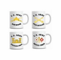 U.S. Army Branch Coffee Mugs Thumbnail Illustration