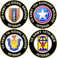 U.S. Army Brigade Veteran Decals Thumbnail Illustration