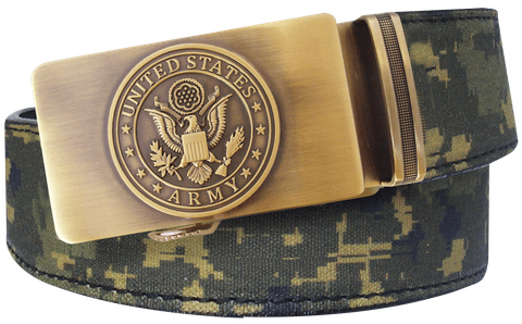 U.S. Army Camo Slide Belt