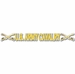 U.S. Army Cavalry Window Strip Sticker