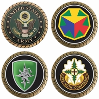 U.S. Army Centers Challenge Coins Thumbnail Illustration