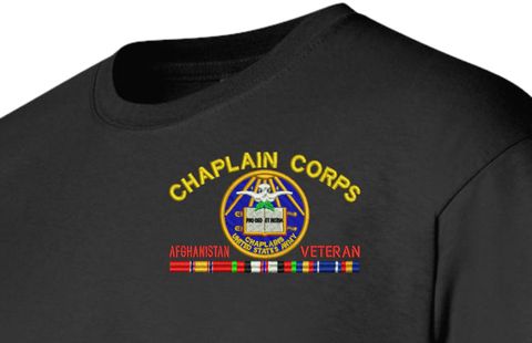U.S. Army Chaplain Corps Afghanistan Veteran T-Shirt