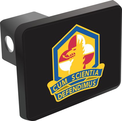 U.S. Army Chemical and Biological Defense Command Unit Crest Hitch Cover
