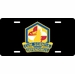 U.S. Army Chemical and Biological Defense Command Unit Crest License Plate