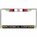 U.S. Army Chemical Corps Afghanistan Veteran License Plate Frame