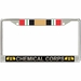 U.S. Army Chemical Corps Iraq Veteran License Plate Frame