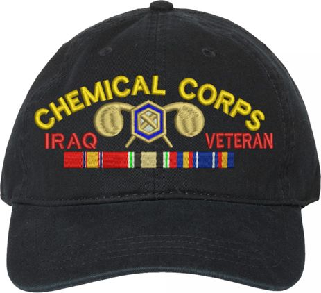 U.S. Army Chemical Corps Iraq Veteran Unstructured Dad Cap