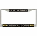 U.S. Army Chemical Corps License Plate Frame