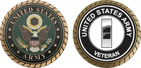 U.S. Army Chief Warrant Officer 2 Veteran Challenge Coin
