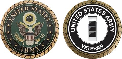U.S. Army Chief Warrant Officer 3 Veteran Challenge Coin