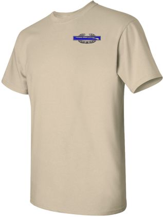 U.S. Army (CIB) Khaki Short Sleeve T-Shirt X-Large