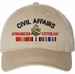 U.S. Army Civil Affairs Afghanistan Veteran Unstructured Dad Cap