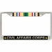 U.S. Army Civil Affairs Corps Gulf War Veteran License Plate Frame