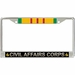 U.S. Army Civil Affairs Corps Vietnam Veteran License Plate Frame