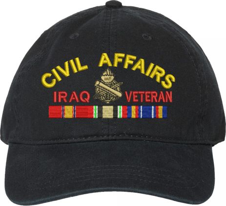 U.S. Army Civil Affairs Iraq Veteran Unstructured Dad Cap