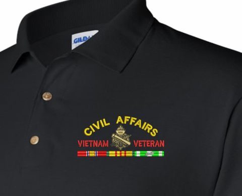U.S. Army Civil Affairs Vietnam Veteran Polo