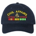 U.S. Army Civil Affairs Vietnam Veteran Unstructured Dad Cap