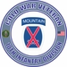 U.S. Army Cold War 10th Infantry Mountain Division Veteran Decal