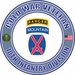 U.S. Army Cold War 10th Mountain Ranger Division Veteran Decal