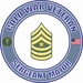U.S. Army Cold War Sergeant Major Rank Insignia Veteran Decal