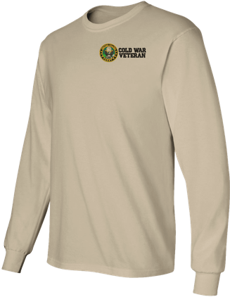 U.S. Army Cold War Veteran Embroidered Long Sleeve T-Shirt